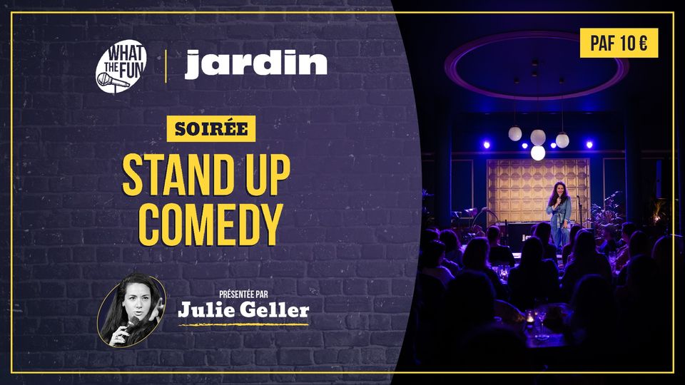 What The Fun, Stand Up Comedy avond in het Grand Hospice door Julie Geller