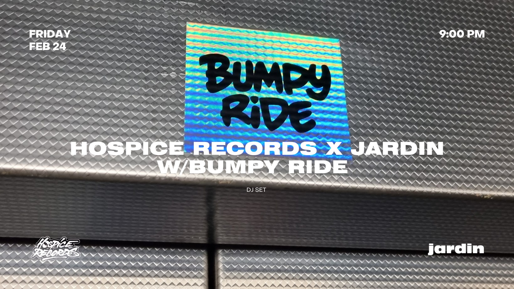 HOSPICE RECORDS JARDIN BUMPY RIDE GRAND HOSPICE