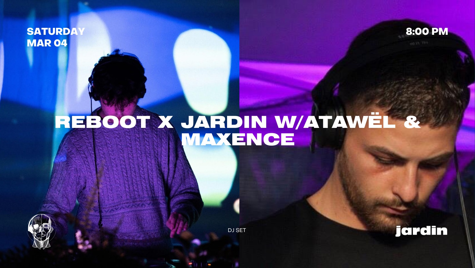 hospice records, jardin, reboot, atawël, maxence, djset